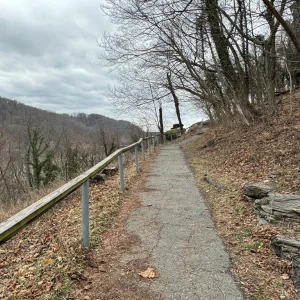 Jefferson's Rock in the distance